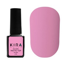 Изображение  Kira Nails No Wipe Matte Top Coat - matte fixer for gel polish without a sticky layer, 6 ml