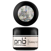 Зображення  Гліттер гель PNB Galaxy Gel 02 Rainbow, Цвет №: 002