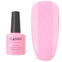 Изображение  Гель-лак для ногтей CANNI 7.3 мл № 198 нежно розовый перламутр, Объем (мл, г): 7.3, Цвет №: 198
