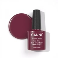 Изображение  Gel polish CANNI 257 dark red, 7.3 ml, Volume (ml, g): 44992, Color No.: 257