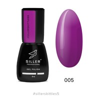 Изображение  Gel polish for nails Siller Professional Skittles 8 ml, No. 005 plum, Color No.: 5