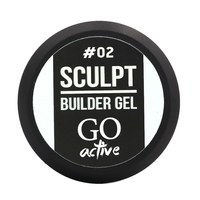 Изображение  Моделирующий гель для ногтей GO Active SCULPT Builder Gel 12 мл, № 02