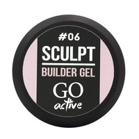 Изображение  Моделирующий гель для ногтей GO Active SCULPT Builder Gel 12 мл, № 06