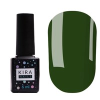 Изображение  Гель-лак Kira Nails №148 (темно-зеленый, эмаль), 6 мл, Цвет №: 148