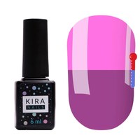 Изображение  Thermo gel polish Kira Nails No. T19 (purple, muted pink when heated), 6 ml, Color No.: 19
