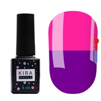 Изображение  Термо гель-лак Kira Nails №T22 (сине-фиолетовый, при нагревании темно-розовый), 6 мл, Цвет №: 022