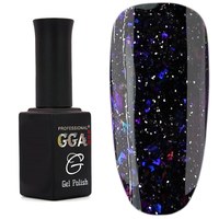 Изображение  Светоотражающий гель лак GGA Galaxy Reflective 10 мл № 06, фиолетовый, Цвет №: 006