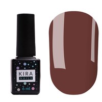 Изображение  Гель-лак Kira Nails №120 (красно-коричневый, эмаль), 6 мл, Цвет №: 120