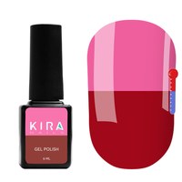 Изображение  Thermo gel polish Kira Nails No. T04 (burgundy, dark purple when heated), 6 ml, Color No.: 4
