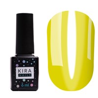 Изображение  Gel Polish Kira Nails Vitrage No. V03 (yellow-green, stained glass), 6 ml, Color No.: 3