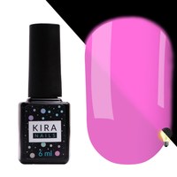 Зображення  Гель-лак Kira Nails FLUO 006 (бузковий, флуоресцентний), 6 мл, Цвет №: 006