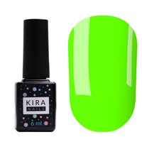 Изображение  Gel Polish Kira Nails No. 124 (light green, neon), 6 ml, Color No.: 124