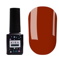 Изображение  Гель-лак Kira Nails №145 (оранжево-красный, эмаль), 6 мл, Цвет №: 145