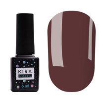 Изображение  Гель-лак Kira Nails №150 (красно-коричневый, эмаль), 6 мл, Цвет №: 150