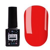 Изображение  Gel Polish Kira Nails No. 166 (piquant red, enamel), 6 ml, Color No.: 166