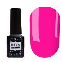Зображення  Гель-лак Kira Nails №173 (неоново-рожевий, емаль), 6 мл, Цвет №: 173