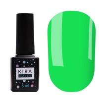 Зображення  Гель-лак Kira Nails №184 (цукерково-зелений, емаль), 6 мл, Цвет №: 184