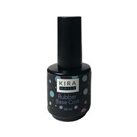 Зображення  Kira Nails Rubber Base Coat - каучукове, базове покриття, 15 мл