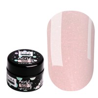 Зображення  Акрил-гель (полігель) для нарощування Kira Nails Acryl Gel Glitter Peach, 5 г