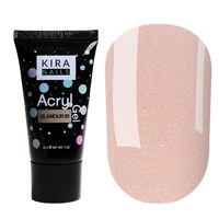 Изображение  Акрил-гель (полигель) для наращивания Kira Nails Acryl Gel Glamour 05, 30 г