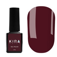 Изображение  Gel Polish Kira Nails No. 154 (dark brown, enamel), 6 ml, Color No.: 154