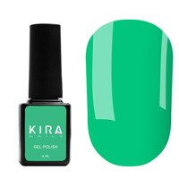 Изображение  Гель-лак Kira Nails №182 (голубовато-зеленый, эмаль), 6 мл, Цвет №: 182