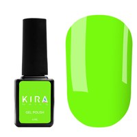 Изображение  Gel Polish Kira Nails No. 185 (neon green, enamel), 6 ml, Color No.: 185