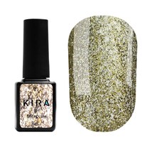 Изображение  Gel polish Kira Nails 24 Karat No. 004 (gold with lots of sparkles), 6 ml, Color No.: 4