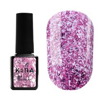 Изображение  Гель-лак Kira Nails Shine Bright №008 (розовый с блестками), 6 мл, Цвет №: 008