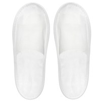 Изображение  Disposable slippers YRE with closed toe white 1 pair