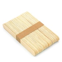 Изображение  Wide wooden spatula for depilation packing 50 pcs
