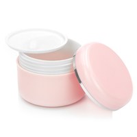 Изображение  Cosmetic jar with protective disk 15 ml, Pink, Volume (ml, g): 15