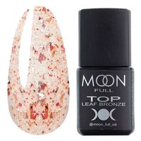 Изображение  Top without a sticky layer Moon Full Top Leaf Bronze, 15 ml, Volume (ml, g): 15