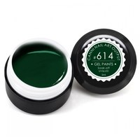 Изображение  Гель-краска CANNI 614 темно-зеленая, 5 мл, Объем (мл, г): 5, Цвет №: 614