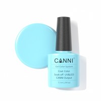 Изображение  Gel polish CANNI 004 delicate turquoise, 7.3 ml, Volume (ml, g): 44992, Color No.: 4