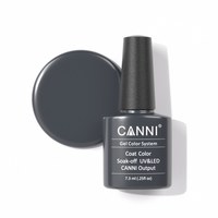 Изображение  Gel polish CANNI 156 dark grey, 7.3 ml, Volume (ml, g): 44992, Color No.: 156