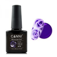 Изображение  Watercolor gel polish purple CANNI №676, 7.3 ml, Volume (ml, g): 44992, Color No.: 676