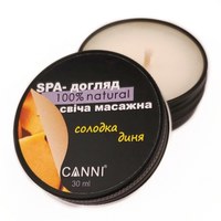 Изображение  SPA - свеча массажная для маникюра CANNI сладкая дыня, 30 мл, Аромат: сладкая дыня