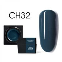 Зображення  Мус-гель кольоровий CANNI CH32 темний сіро-блакитний, 5g, Об'єм (мл, г): 5, Цвет №: CH32