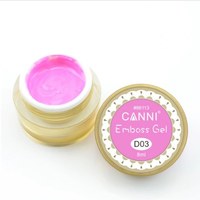Зображення  Гель-паста №3, рожевий | 3D Embossing gel CANNI, 8 мл, Об'єм (мл, г): 8, Цвет №: 003