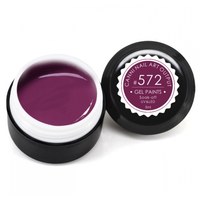 Изображение  Gel paint CANNI 572 dark pink-purple, 5 ml, Volume (ml, g): 5, Color No.: 572