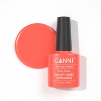 Изображение  Gel Polish CANNI 144 rich red-orange, 7.3 ml, Volume (ml, g): 44992, Color No.: 144
