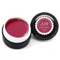 Изображение  Гель-краска CANNI 539 пурпурно-красная, 5 мл, Объем (мл, г): 5, Цвет №: 539