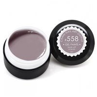 Изображение  Gel-paint CANNI 558 lilac-gray, 5 ml, Volume (ml, g): 5, Color No.: 558