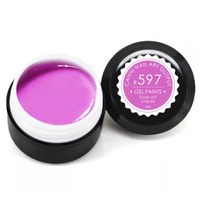 Изображение  Gel paint CANNI 597 pastel dark pink, 5 ml, Volume (ml, g): 5, Color No.: 597