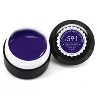 Изображение  Гель-краска CANNI 591 пастельная фиолетово-синяя, 5 мл, Объем (мл, г): 5, Цвет №: 591