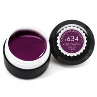 Изображение  Gel paint CANNI 634 dark purple, 5 ml, Volume (ml, g): 5, Color No.: 634