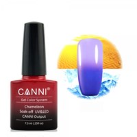 Изображение  Thermo gel polish CANNI 335 blue - light lilac, 7.3 ml, Color No.: 335