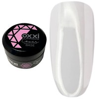Изображение  Camouflage base for gel polish OXXI Cover Base 30 ml № 16 white-pink, Volume (ml, g): 30, Color No.: 16