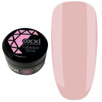 Зображення  Камуфлююча база для гель-лаку OXXI Cover Base 30 мл № 24 світла персиково-рожева, Об'єм (мл, г): 30, Цвет №: 24